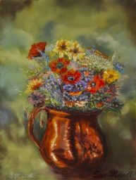 Copper Flowerpot